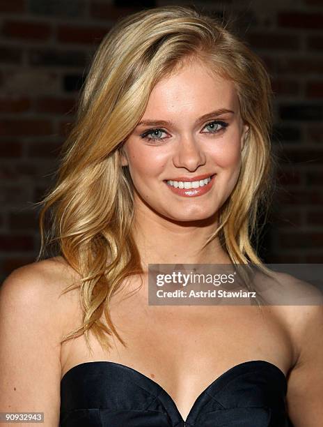 Sara Paxton attends the Calvin Klein Collection after party at the Standard Grill at The Standard Hotel on September 17, 2009 in New York City.