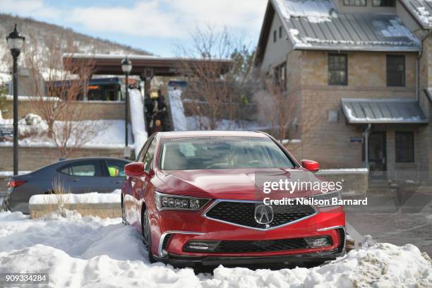 Acura RLX on display at Sundance Film Festival 2018 on January 23, 2018 in Park City, Utah.