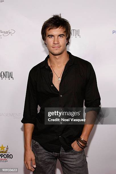 Rob Mayes attends the Los Angeles Confidential magazine's annual pre-Emmy party, hosted by Heidi Klum and Niche Media CEO Jason Binn, held at a...