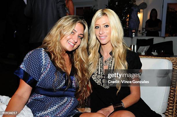 Kelly Cam and Aubry Fisher attend Los Angeles Confidential magazine's annual pre-Emmy party, hosted by Heidi Klum and Niche Media CEO Jason Binn,...