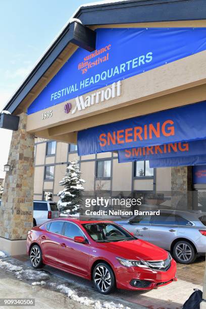 Acura RLX on display at Sundance Film Festival 2018 on January 23, 2018 in Park City, Utah.