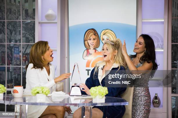 Hoda Kotb, Meghan Trainor and Donna Farizan on Tuesday, Jan. 23, 2018 --