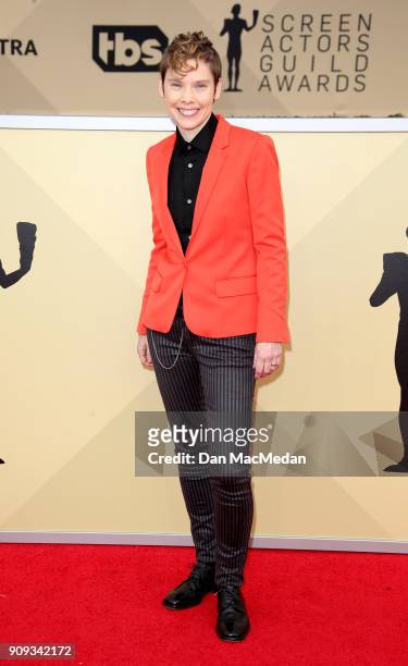 Abigail Savage arrives at the 24th Annual Screen Actors Guild Awards at The Shrine Auditorium on January 21, 2018 in Los Angeles, California.
