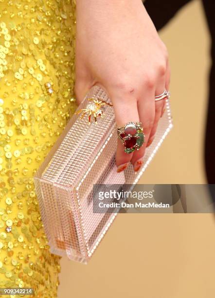 Francesca Curran arrives at the 24th Annual Screen Actors Guild Awards at The Shrine Auditorium on January 21, 2018 in Los Angeles, California.