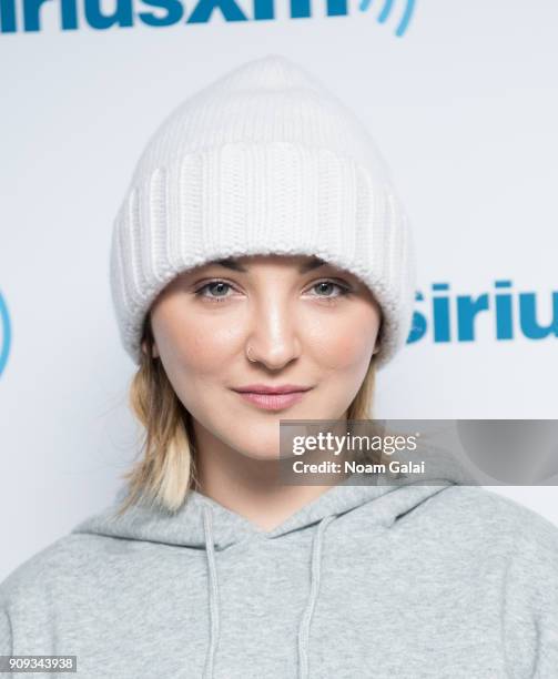 Singer Julia Michaels visits the SiriusXM Studios on January 23, 2018 in New York City.