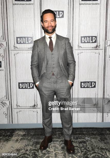 Chris Diamantopoulos visits the Build Series at Build Studio on January 23, 2018 in New York City.