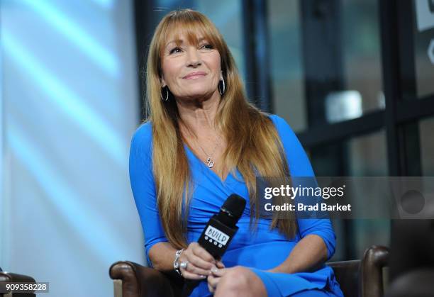 Jane Seymour visits the Build Series at Build Studio on January 23, 2018 in New York City.