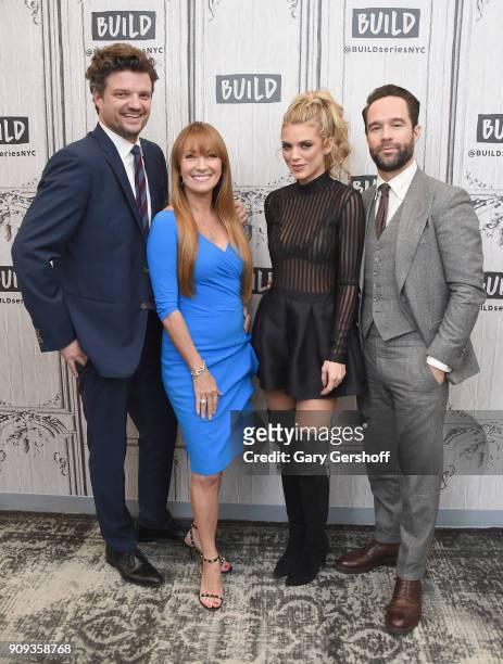 Actors Chris Diamantopoulos, Jane Seymour, AnnaLynne McCord and Matt Jones visit Build Series to discuss the TV comedy 'Let's Get Physical' at Build...