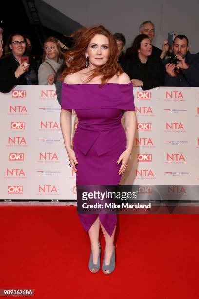 Jennie McAlpine attends the National Television Awards 2018 at The O2 Arena on January 23, 2018 in London, England.