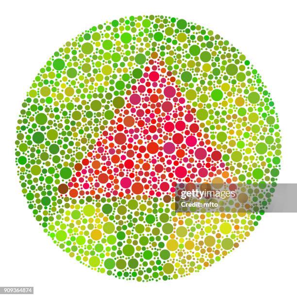 color blindness test for children - red green colour blindness stock illustrations