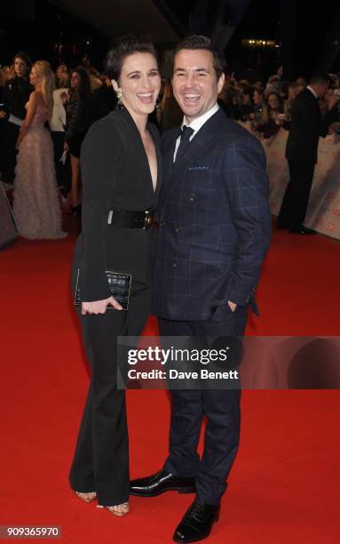 Vicky McClure and Martin Compston attend the National Television Awards 2018 at The O2 Arena on January 23, 2018 in London, England.