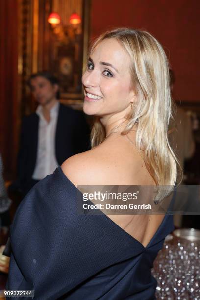 Princess Elisabeth von Thurn und Taxis attends the Matchesfashion.com x Fabrizio Viti dinner at The Travellers Club on January 23, 2018 in Paris,...