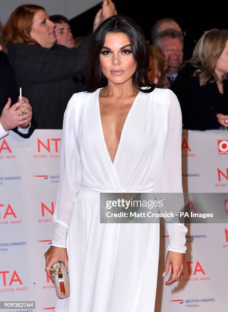 Faye Brookes attending the National Television Awards 2018 held at the O2 Arena, London. PRESS ASSOCIATION Photo. Picture date: Tuesday January 23,...
