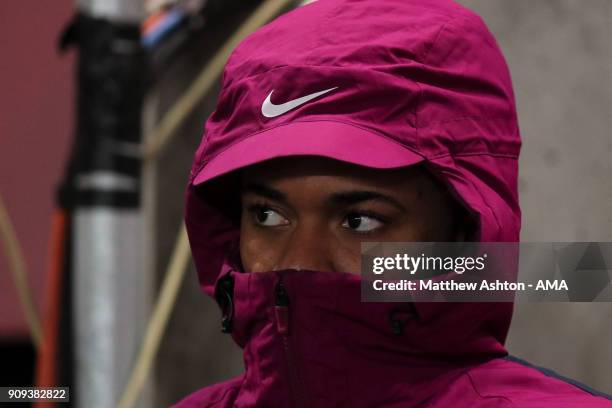 Raheem Sterling of Manchester City during the Carabao Cup Semi-Final: Second Leg between Bristol City and Manchester City at Ashton Gate on January...