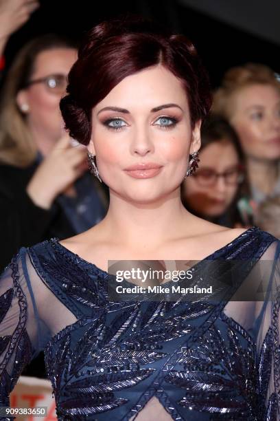 Shona McGarty attends the National Television Awards 2018 at The O2 Arena on January 23, 2018 in London, England.