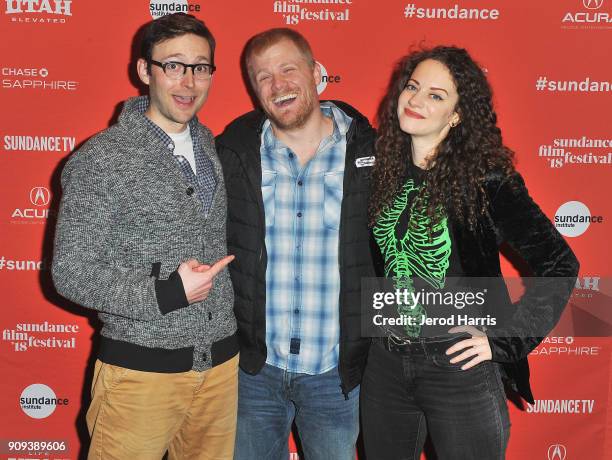 Producer Daniel Shepard, director Peter Gulsvig and producer Diana McCorry attend the Indie Episodic Program 4 during the 2018 Sundance Film Festival...