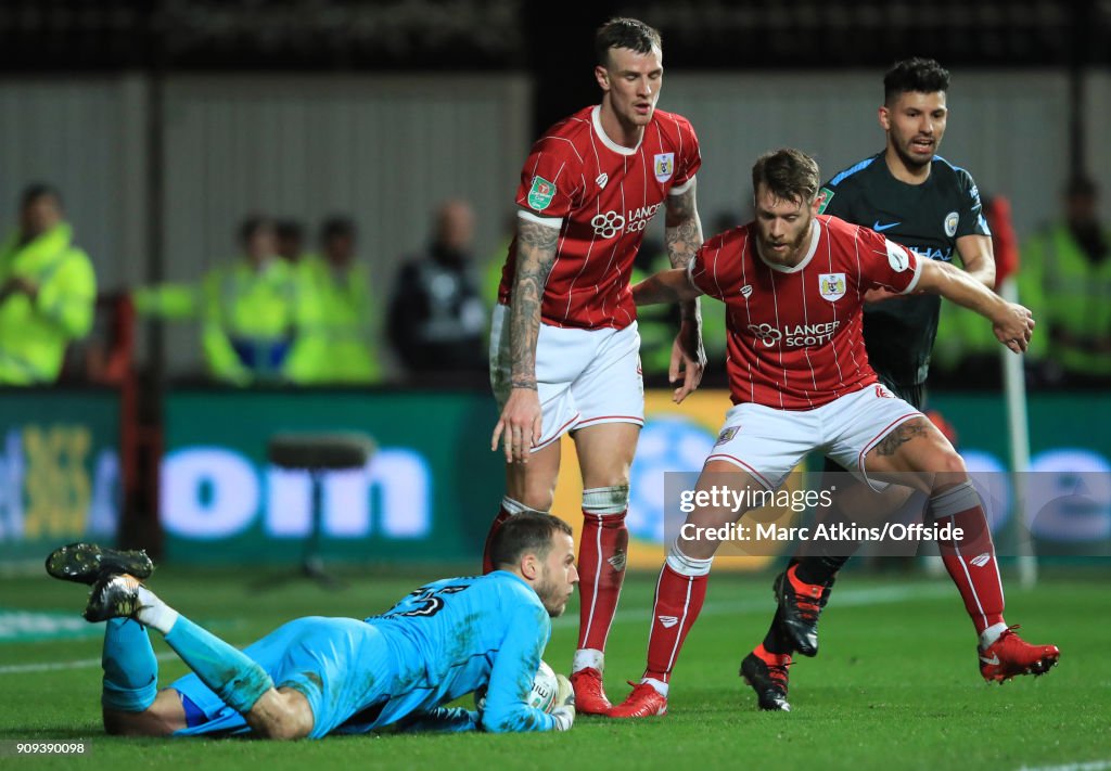 Bristol City v Manchester City - Carabao Cup Semi-Final: Second Leg