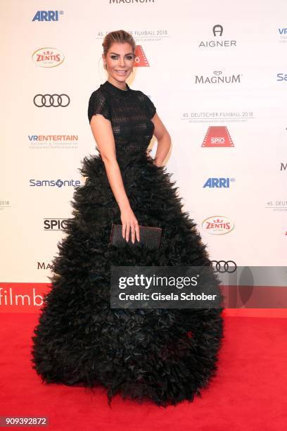 Annika Gassner during the German Film Ball 2018 at Hotel Bayerischer Hof on January 20, 2018 in Munich, Germany.