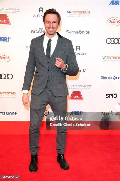 Ben Blaskovic during the German Film Ball 2018 at Hotel Bayerischer Hof on January 20, 2018 in Munich, Germany.