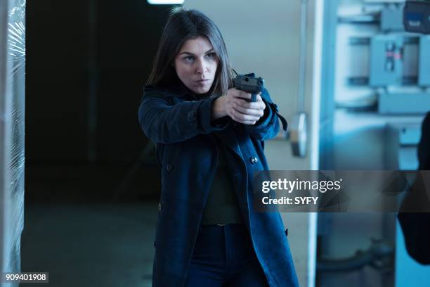 Destroyer of Worlds" Episode 107 -- Pictured: Lili Mirojnick as Detective Meredith McCarthy --