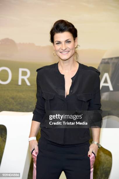 Marlene Lufen attends the 'Pastewka' premiere at Kino International on January 23, 2018 in Berlin, Germany.