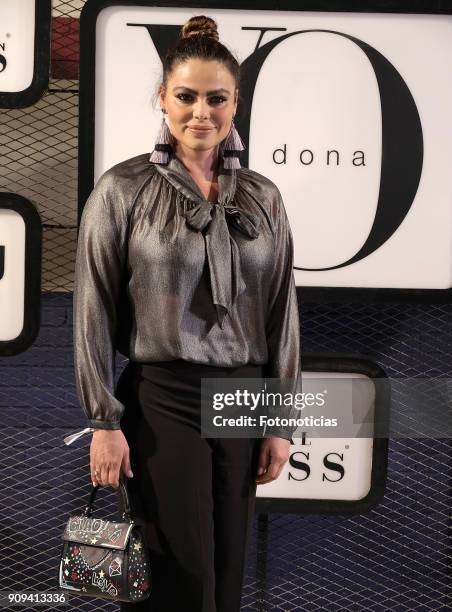 Marisa Jara attends the 'Yo Dona Fashion Party' at the Only You Hotel on January 23, 2018 in Madrid, Spain.