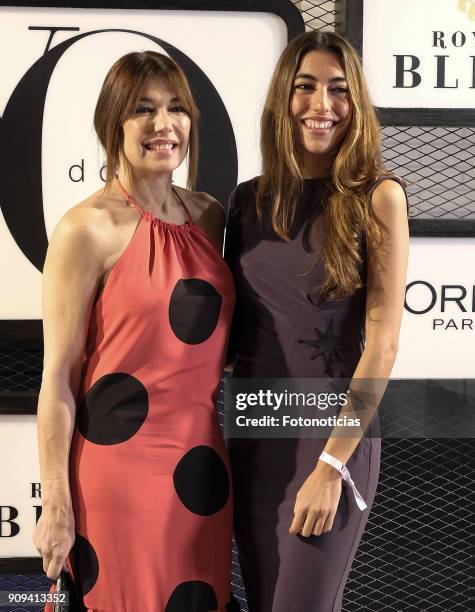 Raquel Revuelta and Claudia Jimenez attend the 'Yo Dona Fashion Party' at the Only You Hotel on January 23, 2018 in Madrid, Spain.