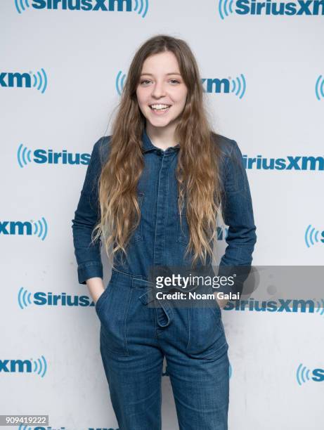 Jade Bird visits the SiriusXM Studios on January 23, 2018 in New York City.