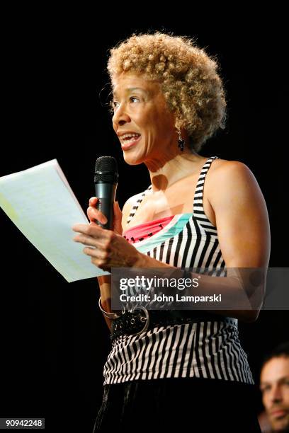 Margo Jefferson attends a panel discussion on "Remembering Michael Jackson" at the Cantor Film Center on September 17, 2009 in New York City.