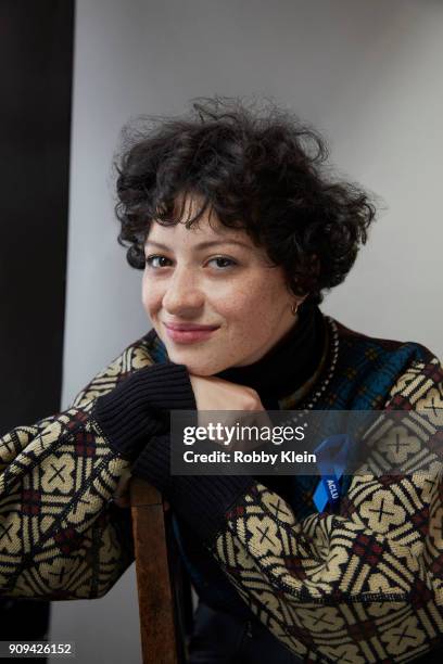 Alia Shawkat from the film 'Blaze' poses for a portrait at the YouTube x Getty Images Portrait Studio at 2018 Sundance Film Festival on January 21,...