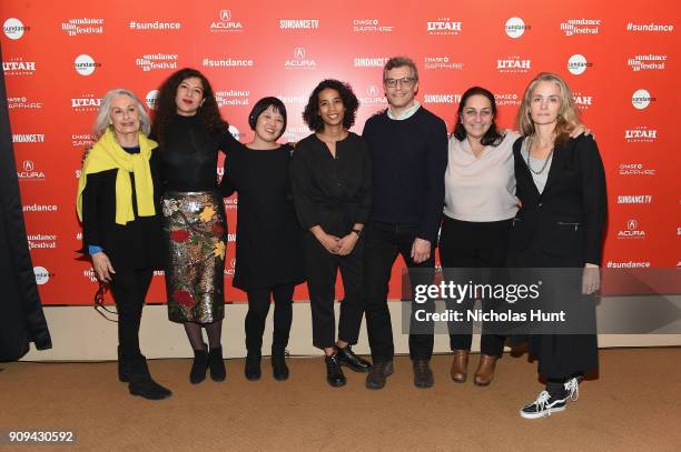 Actor Susan Bay Nimoy, directors Assia Boundaoui, Elizabeth Ito, Christine Turner and Jason Benjamin, producer Caroline Libresco and director Jenny...