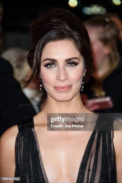 Julia Goulding attends the National Television Awards 2018 at The O2 Arena on January 23, 2018 in London, England.