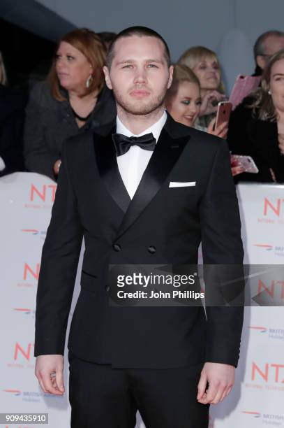 Danny Walters attends the National Television Awards 2018 at the O2 Arena on January 23, 2018 in London, England.