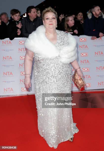 Anne Hegerty attends the National Television Awards 2018 at the O2 Arena on January 23, 2018 in London, England.