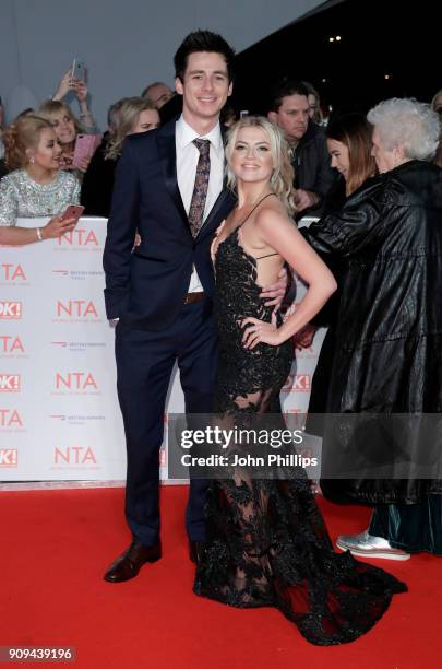 Lucy Fallon attends the National Television Awards 2018 at the O2 Arena on January 23, 2018 in London, England.