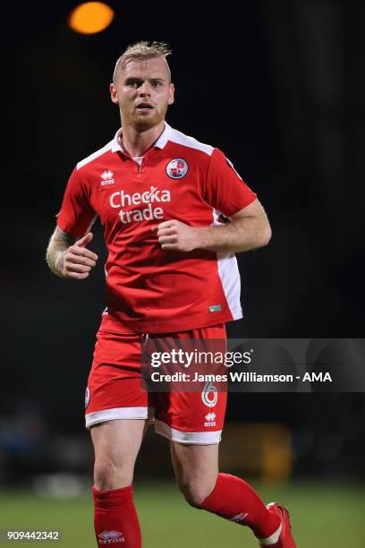 Mark Connolly of Crawley Town during the Sky Bet League Two match between Notts County and Crawley Town at Meadow Lane on January 23, 2018 in...