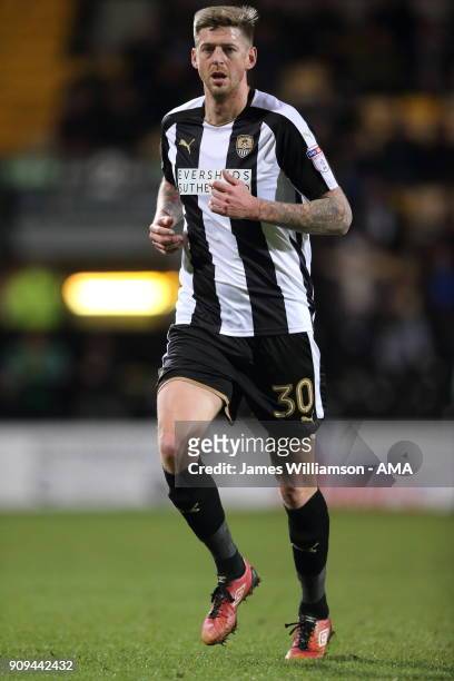 Jon Stead of Notts County during the Sky Bet League Two match between Notts County and Crawley Town at Meadow Lane on January 23, 2018 in Nottingham,...