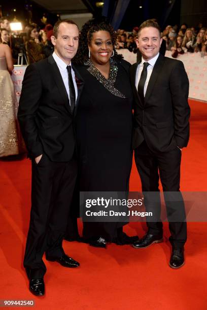 Martin Lewis and Alison Hammond attend the National Television Awards 2018 at The O2 Arena on January 23, 2018 in London, England.