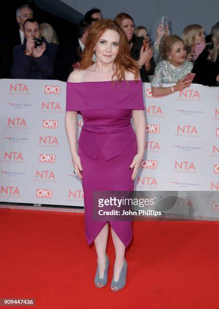 Jennie McAlpine attends the National Television Awards 2018 at the O2 Arena on January 23, 2018 in London, England.