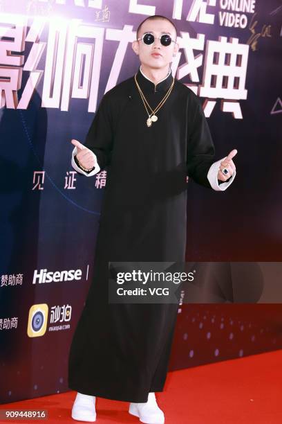 Chinese rapper GAI attends 2017 Weibo TV Online Video Awards on September 26, 2017 in Shanghai, China.