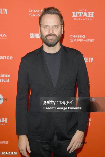 Composer Dustin O'Halloran attends the "Puzzle" Premiere at Eccles Center Theatre during the 2018 Sundance Film Festival on January 23, 2018 in Park...