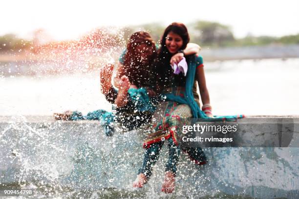 woman in summer vacations enjoying summer season - indian female feet stock pictures, royalty-free photos & images