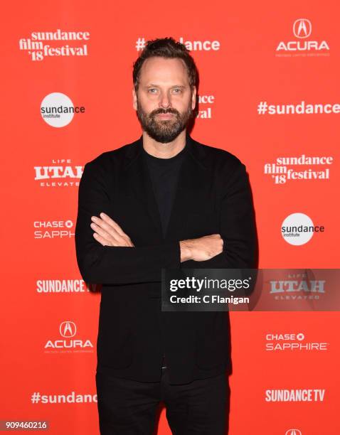 Composer Dustin O'Halloran attends the 'Puzzle' Premiere at Eccles Center Theatre during the 2018 Sundance Film Festival on January 23, 2018 in Park...