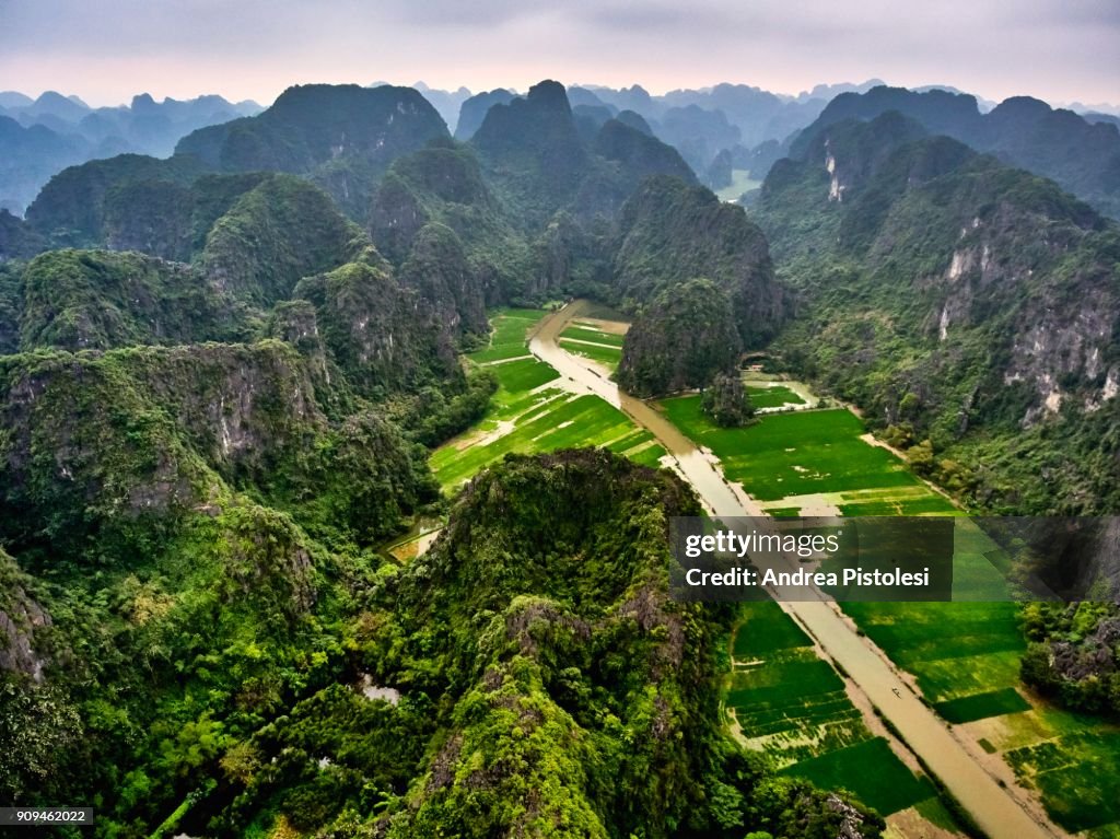 Scenic area of Hoa Lu, Vietnam