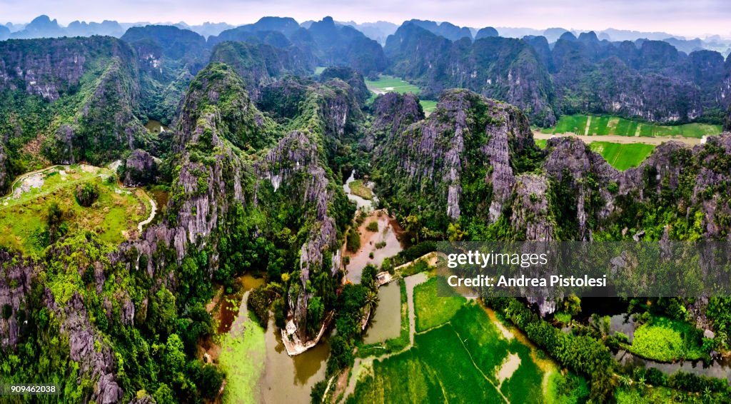 Scenic area of Hoa Lu, Vietnam
