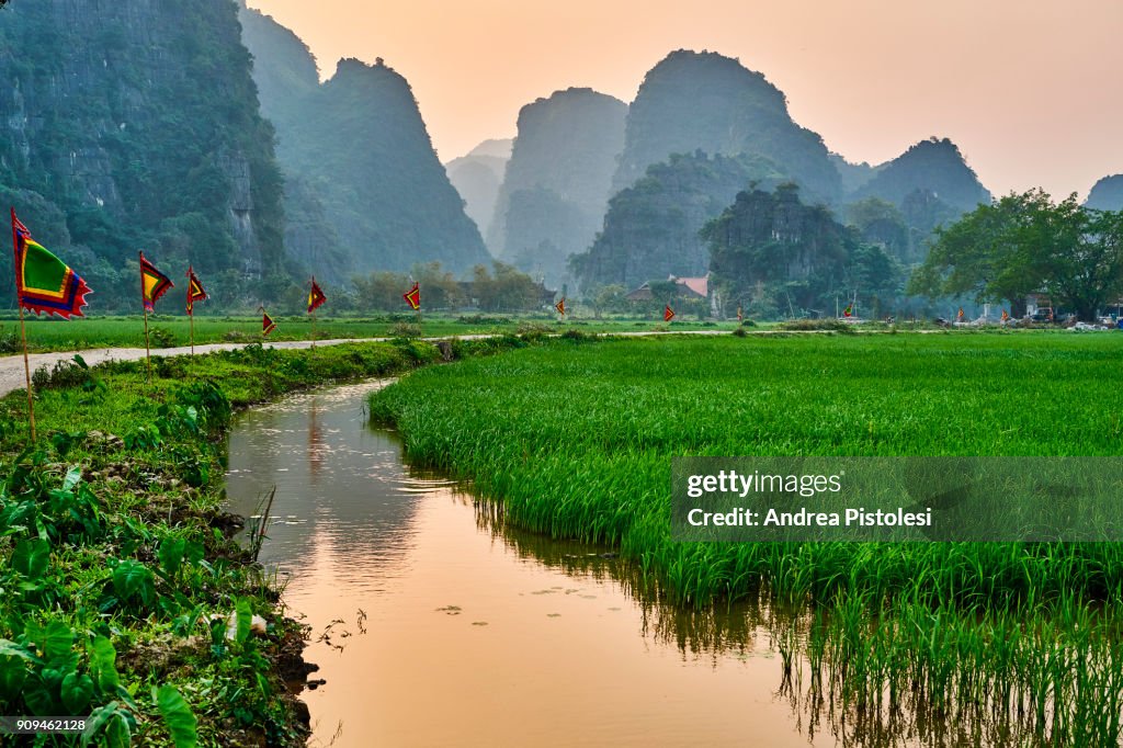 Scenic area of Hoa Lu, Vietnam