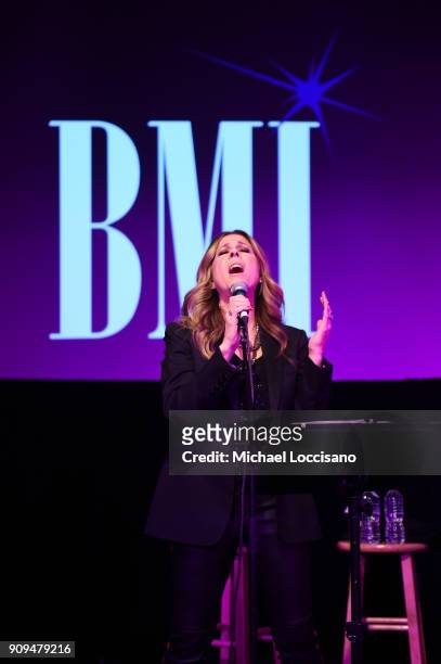 Rita Wilson performs on stage at BMI Snowball during the 2018 Sundance Film Festival at The Shop on January 23, 2018 in Park City, Utah.