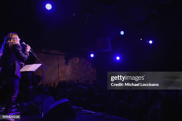 Rita Wilson performs on stage at BMI Snowball during the 2018 Sundance Film Festival at The Shop on January 23, 2018 in Park City, Utah.