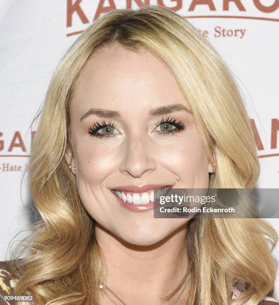 Actor Alex Rose Wiesel attends the premiere of "Kangaroo" at Laemmle Music Hall on January 23, 2018 in Beverly Hills, California.