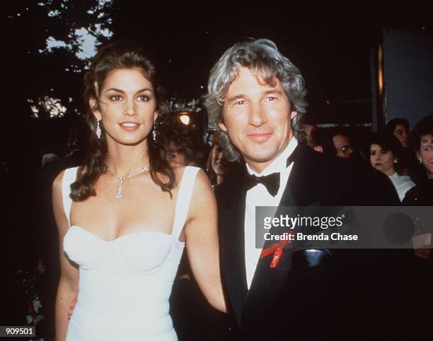 Cindy Crawford and Richard Gere. Stock photo. Photo by Brenda Chase/Online USA, Inc.